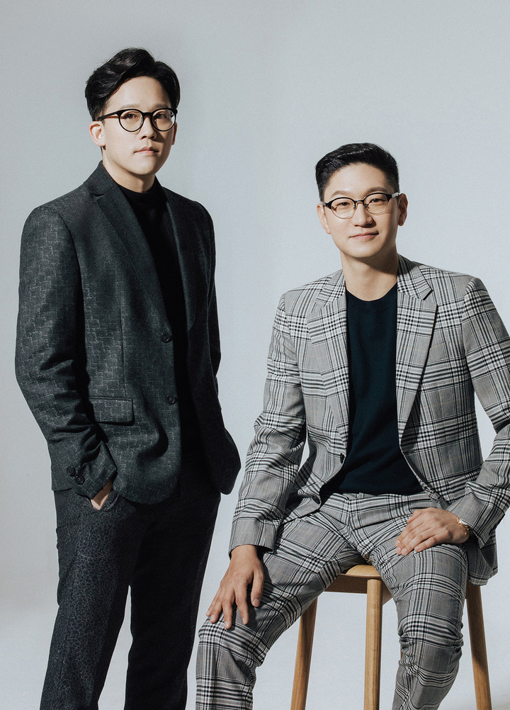  Seongsu Lee and Youngjun Tak, co-representatives.  2022.06.07.  (Photo = Provided by SM Entertainment) photo@newsis.com *Resale and DB prohibited