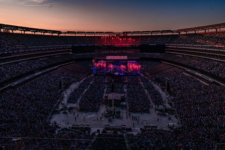 (Seoul=Newsis) TWICE World Tour 'READY TO BE' performance at MetLife Stadium in New York.  2023.07.08.  (Photo = Provided by JYP Entertainment) photo@newsis.com *Resale and DB prohibited