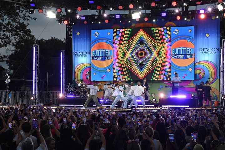  The scene of BTS Jungkook's 'GMA 2023 Summer Concert Series' in the US.  2023.07.14.  (Photo = Provided by Big Hit Music) photo@newsis.com *Resale and DB prohibited